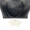 Load image into Gallery viewer, Gucci Black Microgussima Leather Large Joy Tote
