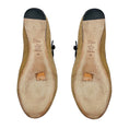 Load image into Gallery viewer, Christian Dior Natural / Black Lovely-D Raffia Straw Mary Jane Strap Ballerina Ballet Flats Shoes