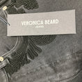 Load image into Gallery viewer, Veronica Beard Jeans Black Washed Onyx Crosbie High Rise Wide Leg Jeans with Tonal Embroidery
