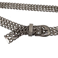 Load image into Gallery viewer, Chanel Vintage 1997 Silver Logo Embellished Buckle Chain Belt
