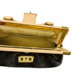 Load image into Gallery viewer, Louis Vuitton Brown Monogram Canvas Calfskin Trim Top Handle Clutch Handbag