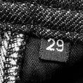 Load image into Gallery viewer, Tom Ford Black Lambskin Leather Trimmed Skinny Leg Denim Jeans