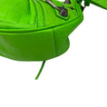 Load image into Gallery viewer, Balenciaga Acid Green Croc Embossed Leather Le Cagole XS Shoulder Bag
