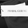 Load image into Gallery viewer, Prabal Gurung Black Cold Shoulder Midi Dress