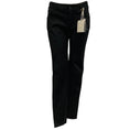 Load image into Gallery viewer, Tom Ford Black Lambskin Leather Trimmed Skinny Leg Denim Jeans