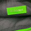 Load image into Gallery viewer, Balenciaga Acid Green Croc Embossed Leather Le Cagole XS Shoulder Bag