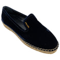 Load image into Gallery viewer, Prada Navy Blue Velvet Espadrilles