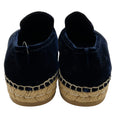Load image into Gallery viewer, Prada Navy Blue Velvet Espadrilles