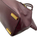 Load image into Gallery viewer, Michael Kors Collection Burgundy Leather Lexi Large Satchel