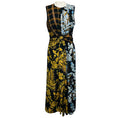 Load image into Gallery viewer, Lafayette 148 New York Golden Yellow Multi Mixed Media Twist Front Dress