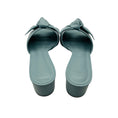 Load image into Gallery viewer, Alexandre Birman Light Blue Bow Detail Leather Slide Sandals