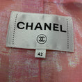 Load image into Gallery viewer, Chanel Iridescent Pink / Ecru 2016 Fantasy Tweed Coat