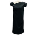 Load image into Gallery viewer, St. John Black Stretch Jersey Midi Dress