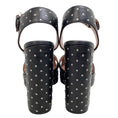 Load image into Gallery viewer, Laurence Dacade Black Leather Rosange Studded Platform Sandals