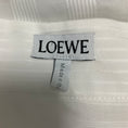 Load image into Gallery viewer, Loewe Optic White Pleated Cotton Shirt with Logo Embroidery