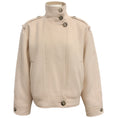 Load image into Gallery viewer, Peserico Beige Funnel Neck Jacket
