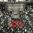 Load image into Gallery viewer, St. John Black / White Knit Jacket and Skirt Suit Set