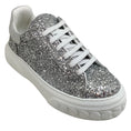 Load image into Gallery viewer, Casadei SIlver Glitter Off Road Stargate Sneakers
