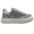 Load image into Gallery viewer, Casadei Silver Glitter Off Road Stargate Sneakers

