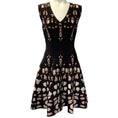 Load image into Gallery viewer, Alaia Ivory / Mauve Print Sleeveless Skater Dress