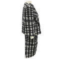 Load image into Gallery viewer, St. John Black / White Knit Jacket and Skirt Suit Set