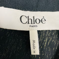 Load image into Gallery viewer, Chloe Gold Metallic Ruffled Tie Neck Lurex Blouse