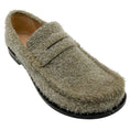 Load image into Gallery viewer, Loewe Khaki Suede Campo Loafers
