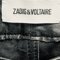 Load image into Gallery viewer, Zadig & Voltaire Black Phlame Crinkled Lamb Leather Pants