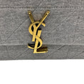 Load image into Gallery viewer, Saint Laurent Grey Jersey Mini Quilted Jamie Shoulder Bag