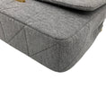 Load image into Gallery viewer, Saint Laurent Grey Jersey Mini Quilted Jamie Shoulder Bag