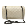 Load image into Gallery viewer, Chanel Ivory Metallic Quilted Aged Calfskin Leather Limited Edition Lucky Charms 2.55 Reissue Flap Bag