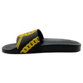 Load image into Gallery viewer, Versace Black / Gold Medusa Chain Pool Slides