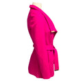 Load image into Gallery viewer, Ted Baker Fuchsia Pink Keyla Short Wrap Coat with Belt