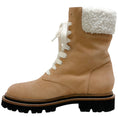 Load image into Gallery viewer, Peserico Tan Suede Shearling Lined Hiking Boots