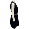 Load image into Gallery viewer, Gucci Navy / Gold 2021 Boundless Overture Series GG Sleeveless Knit Dress