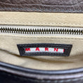 Load image into Gallery viewer, Marni Brown Leather Grommet Crossbody Bag