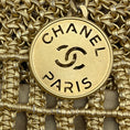 Load image into Gallery viewer, Chanel Gold Metallic 2022 Calfskin Macrame Mini 22 Hobo Bag with Gold Hardware