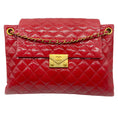 Load image into Gallery viewer, Chanel Rose 2016 Quilted Patent Leather and Leather Large Shopping Handbag 30cm