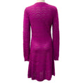 Load image into Gallery viewer, Missoni Magenta Wool Chevron Knit Dress