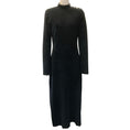 Load image into Gallery viewer, Proenza Schouler Black Chenille Knit Jude Midi Dress