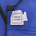 Load image into Gallery viewer, Herve Leger Cobalt / Black Bandage Dress