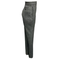 Load image into Gallery viewer, Ferragamo Grey Houndstooth Patterned Wool Trousers / Pants
