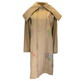 Load image into Gallery viewer, Muveil Beige Multi Floral Embroidered Cotton Trench Coat
