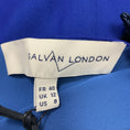 Load image into Gallery viewer, Galvan London Cobalt / Midnight Catarata Chiffon Cocktail Dress