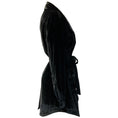 Load image into Gallery viewer, Cinq à Sept Black Velvet Drawstring Waist Jacket