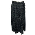 Load image into Gallery viewer, Issey Miyake Fete Black / Ecru Floral Embroidered Pleated Skirt