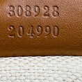Load image into Gallery viewer, Gucci Beige / Brown Supreme GG Canvas Ophidia Tote Handbag with Tan Leather Trim