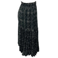 Load image into Gallery viewer, Issey Miyake Fete Black / Ecru Floral Embroidered Pleated Skirt