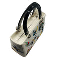 Load image into Gallery viewer, Christian Dior White Multicolor Animals Embroidered Smooth Calfskin Medium Lady Dior Bag