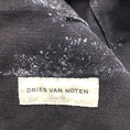 Load image into Gallery viewer, Dries Van Noten Black / White Marble Bleach Tie-Dye Denim Vionas Jacket